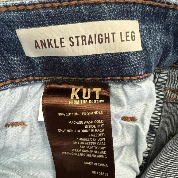 Kut from the Kloth Blue Ankle Jeans - Picture 6 of 8